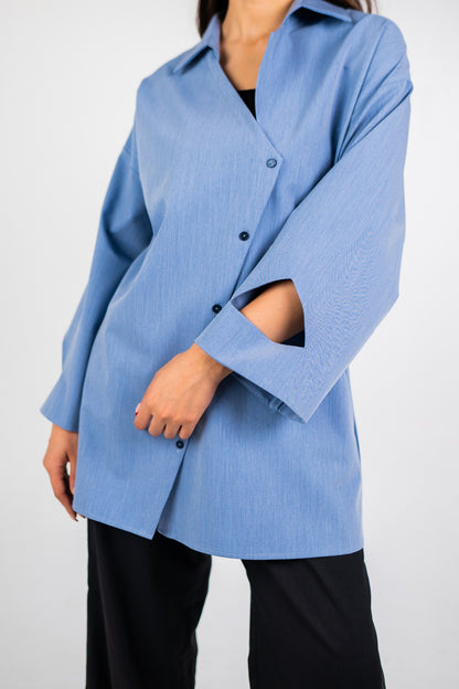 The Echo Dress Shirt in Blue