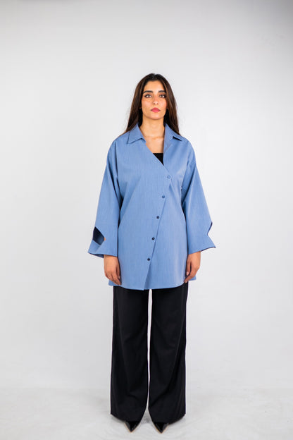 The Echo Dress Shirt in Blue