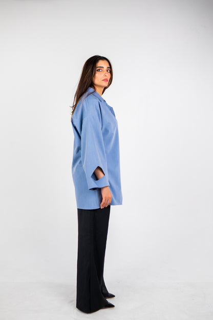 The Echo Dress Shirt in Blue