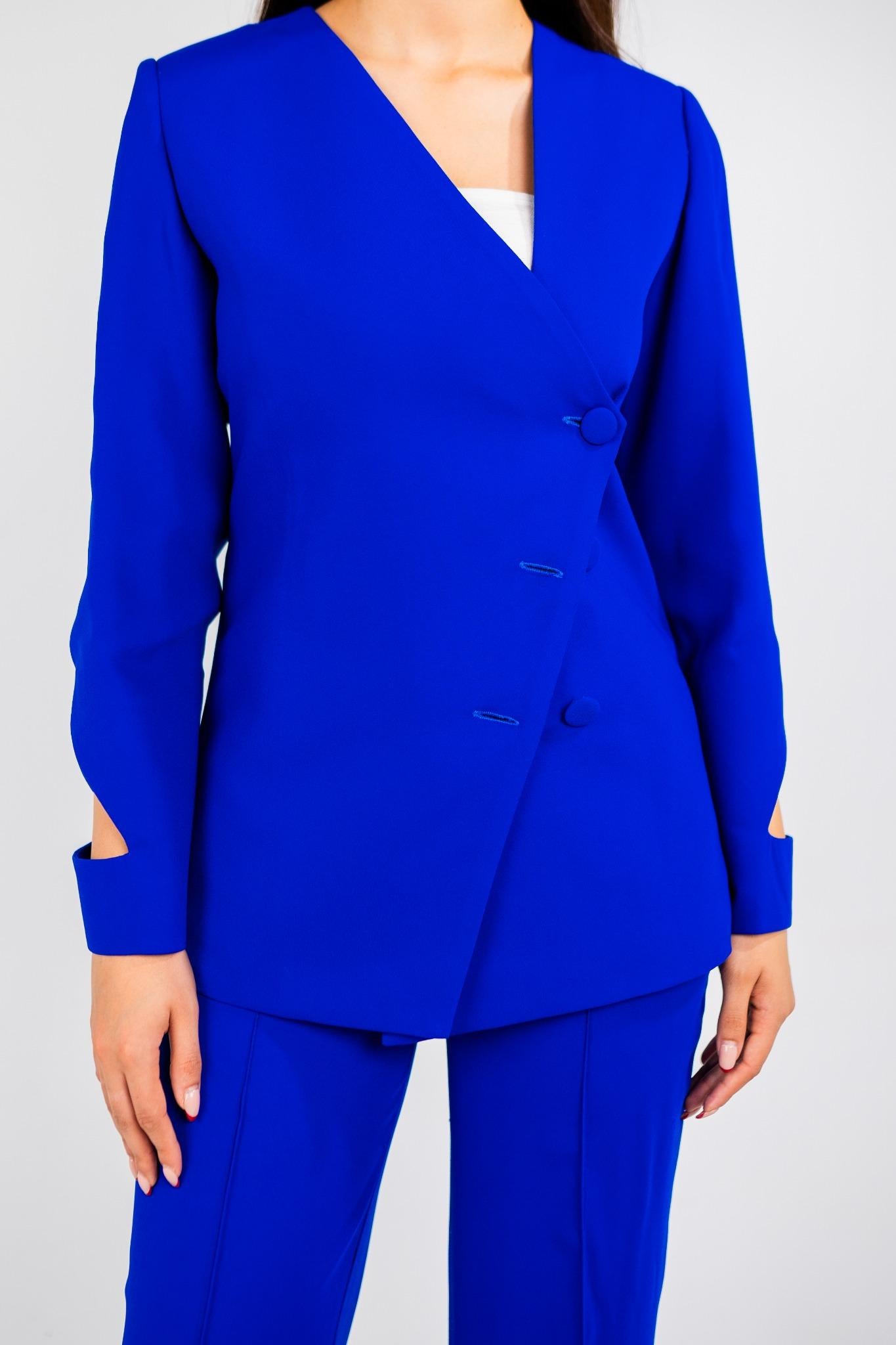 The Sadeem Tailored Jacket in Blue