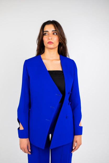 The Sadeem Tailored Jacket in Blue